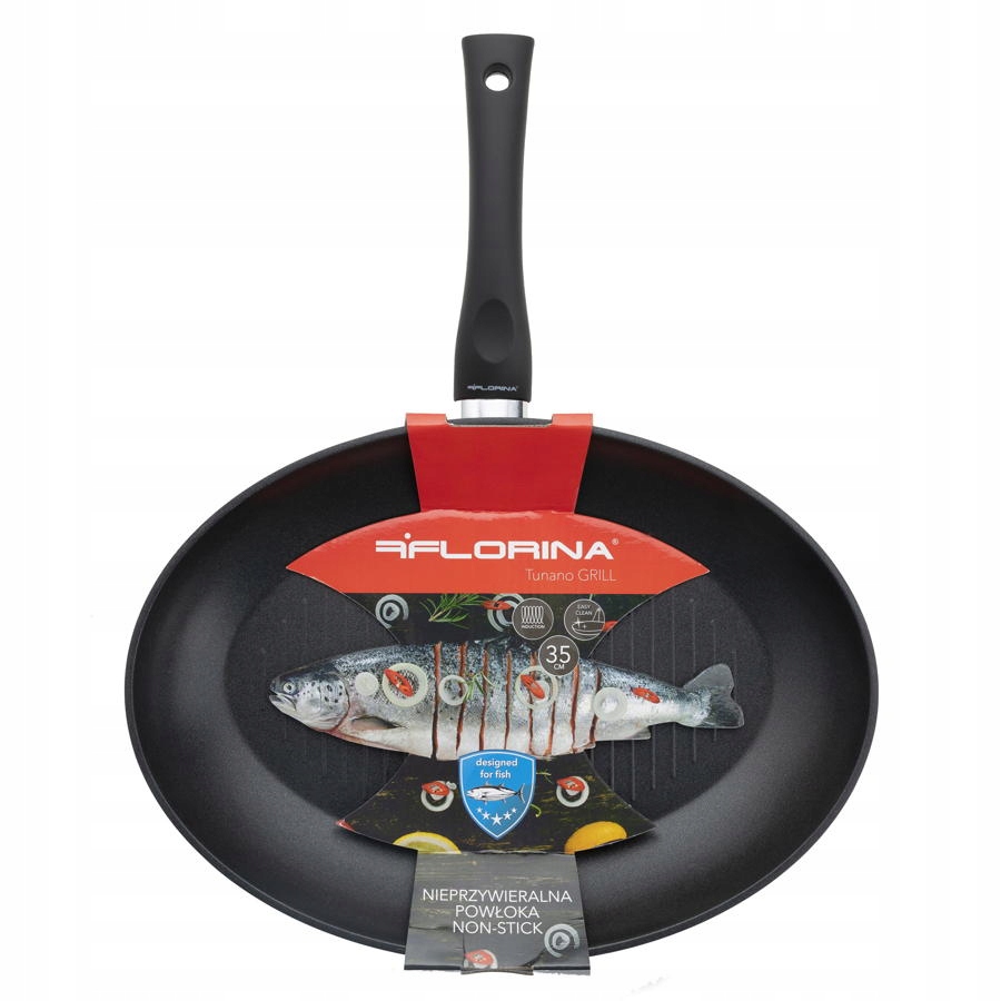 

Patelnia do ryb mięsa Florina Tunana grill 35 cm
