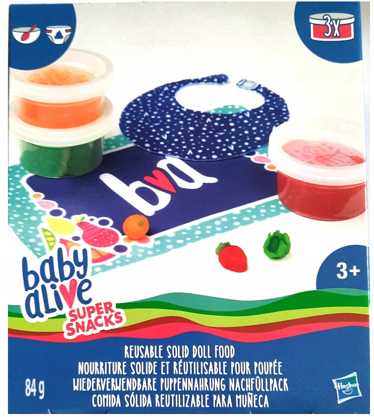 

Baby Alive przekąski śliniak Hasbro Super Snacks