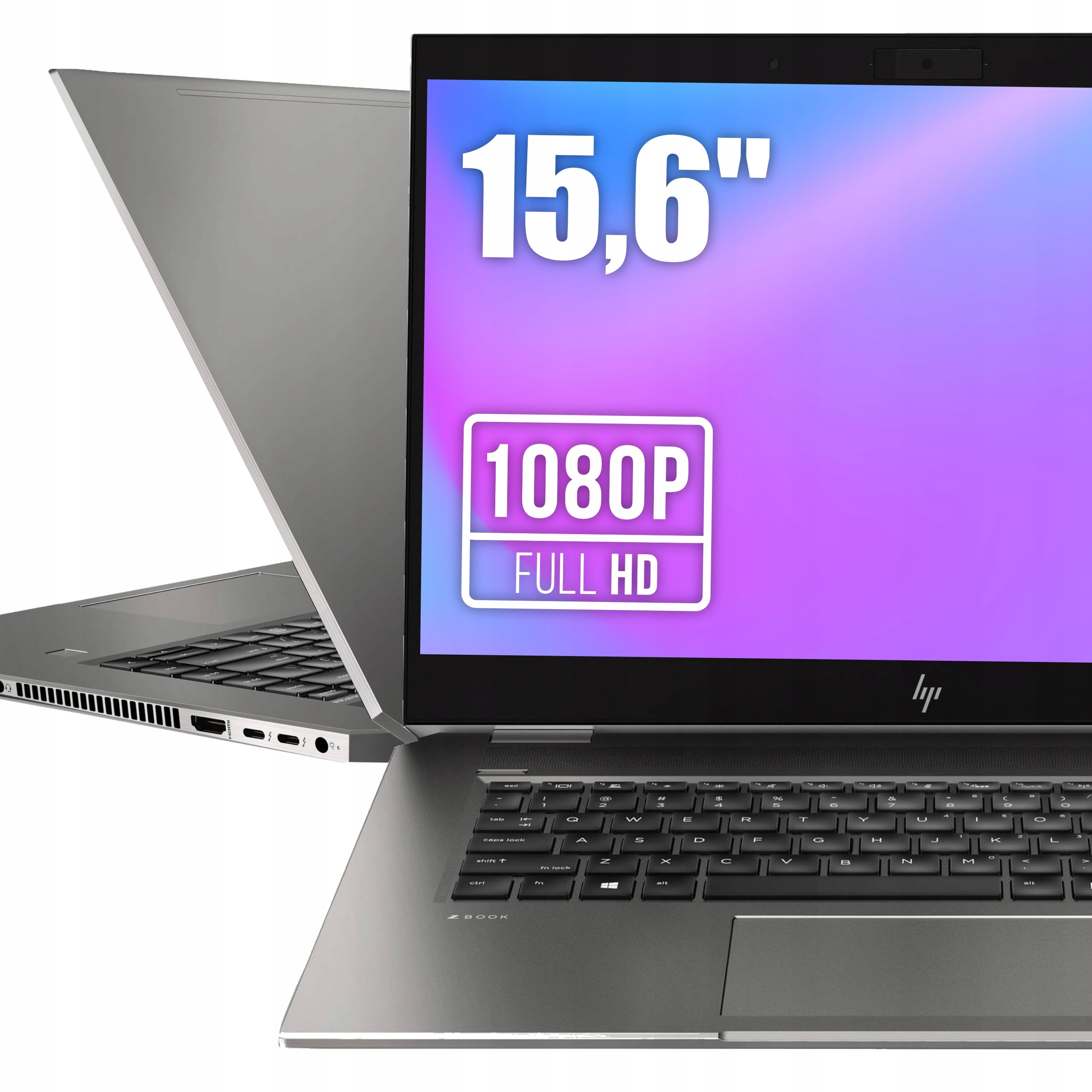 HP ZBook Studio G5 15.6" – I7-8750H, 16GB RAM, 512GB SSD, Quadro P1000, Win11 Pro (Usato)