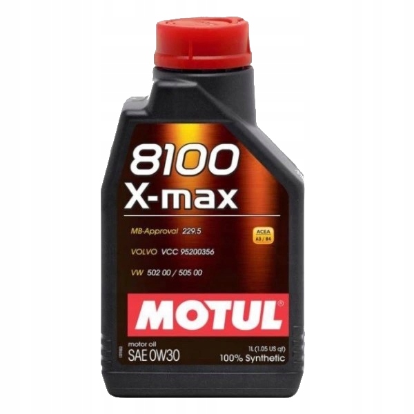

Motul 8100 X-max 0w30 Olej Silnikowy 1L