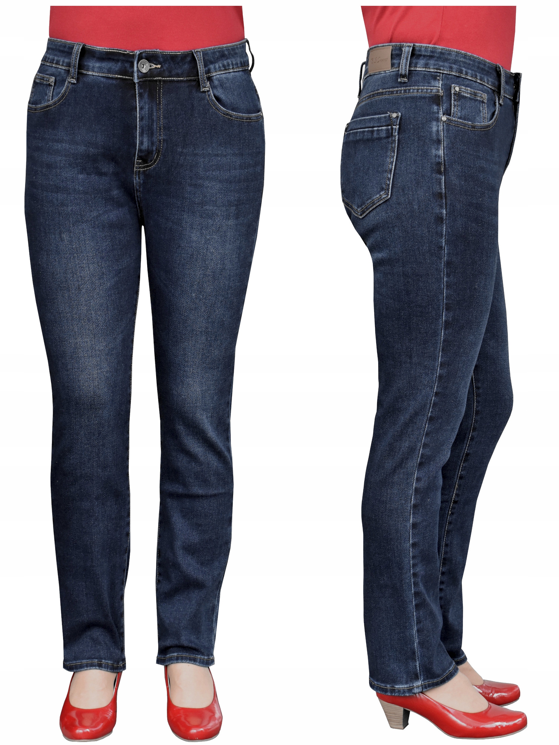 42,Jeansy damskie duże rozmiary,PushUp,S5796 Marka inna