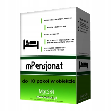 

mPensjonat program recepcyjny zarządzanie 1PC Esd