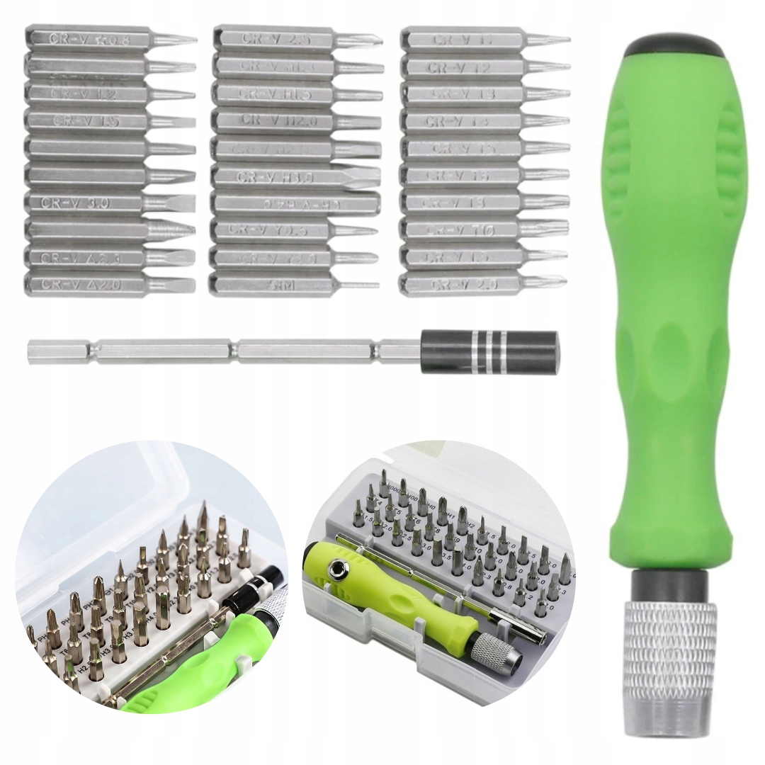 

Zestaw Precyzyjnych Śrubokrętów 32W1 Torx Wkrętaki