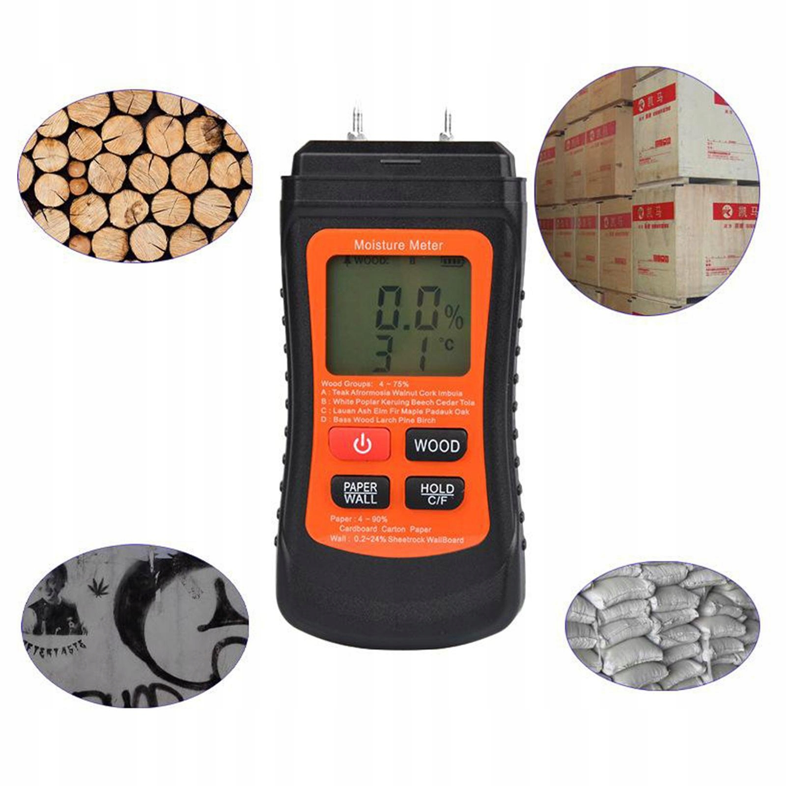 wkv-Multifunctional wood moisture sensor with Kod producenta Royalvide-73021574