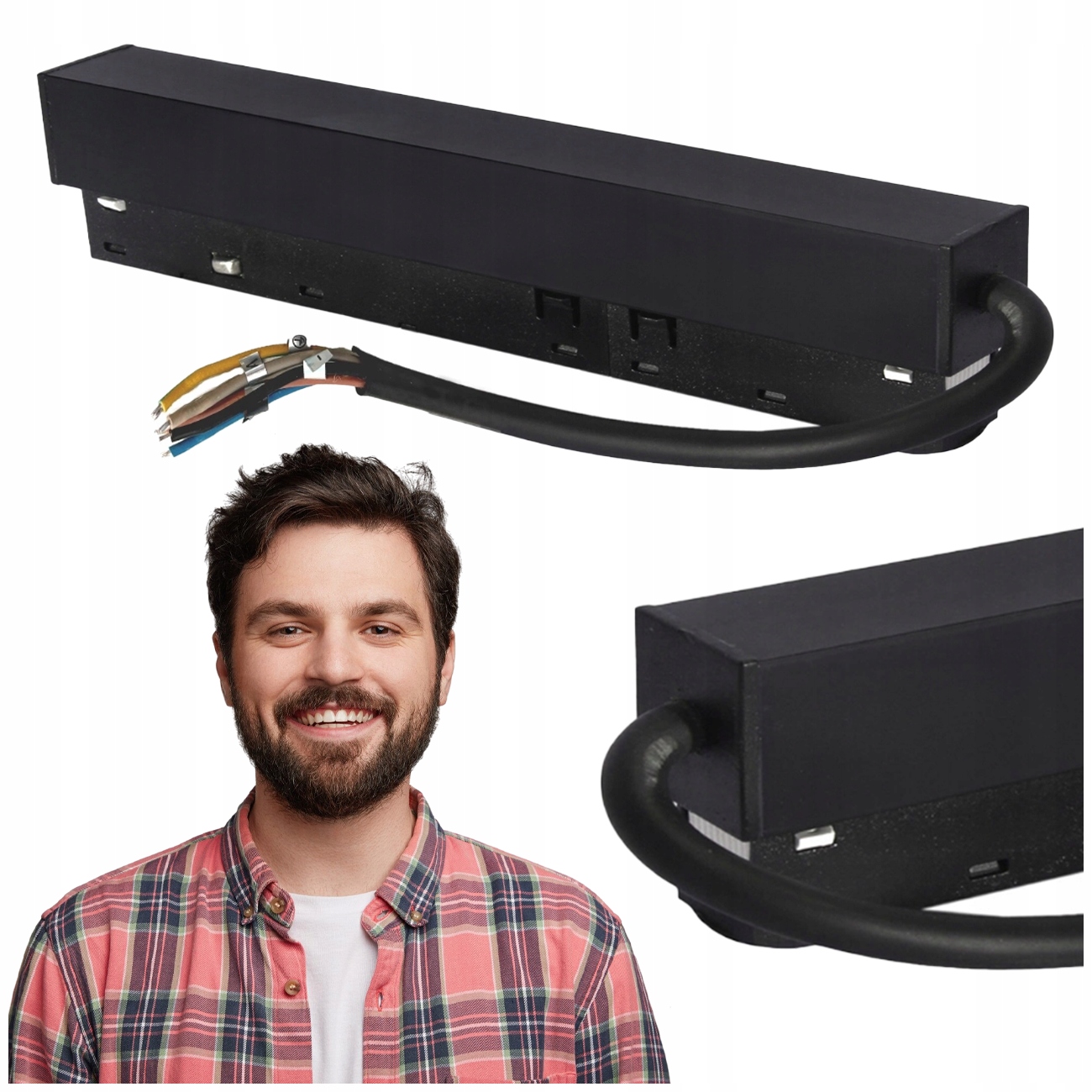 Napájací Zdroj Zasúvateľný Do Magnetických Koľajníc Dy-yt 200W Systém Dali Čierny