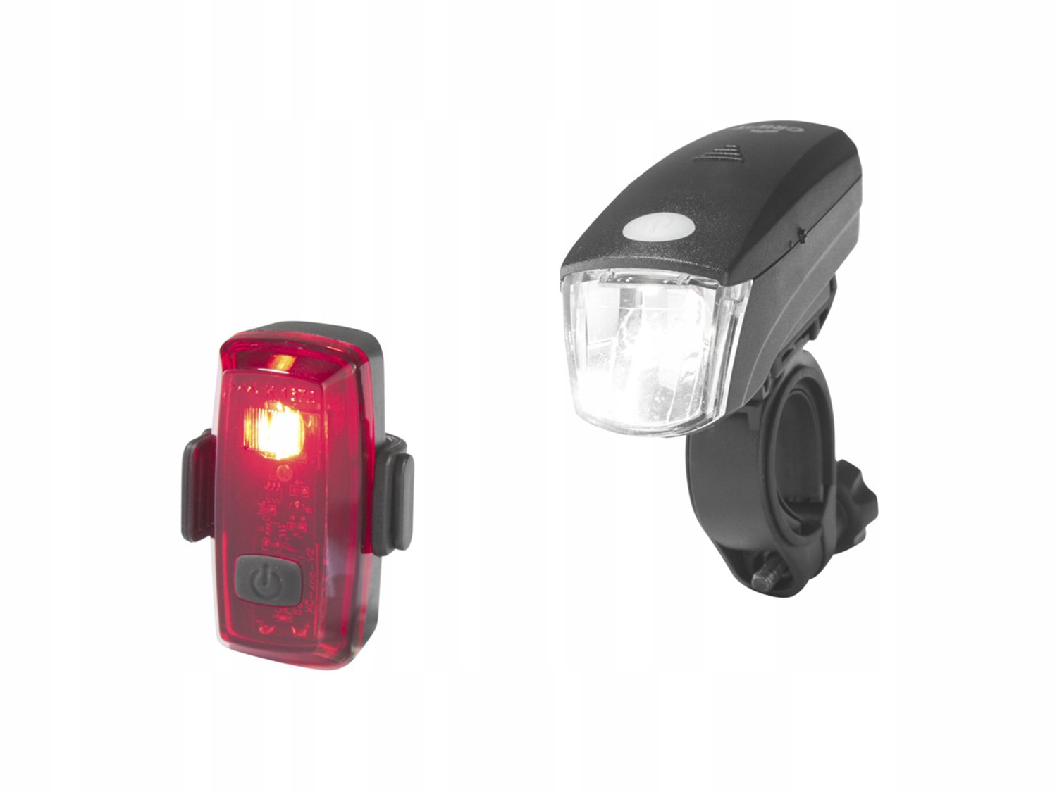CRIVIT Lampki rowerowe LED, 2 sztuki