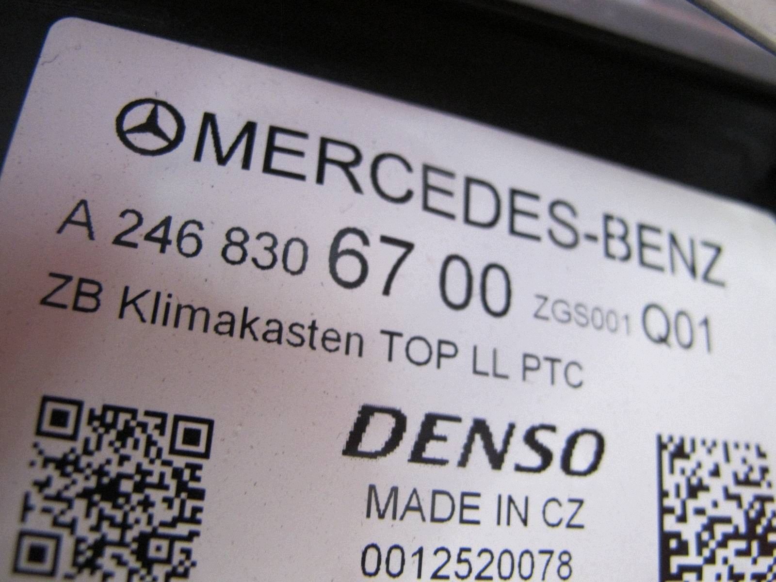 MERCEDES A-KLASA W176 W246 ohřívač obal CLIMATRONIC A2468306700