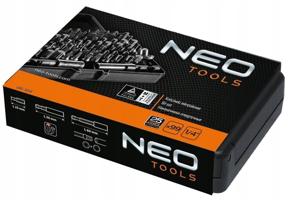 KONCOWKI WKRETAKOWE BITY TORX IMBUS x99 NEO 06 104 Mark NEO Tools