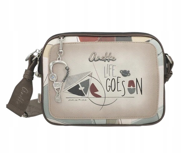 Kabelka Přes Rameno crossbody 3 komory Anekke Auralis 42813-188