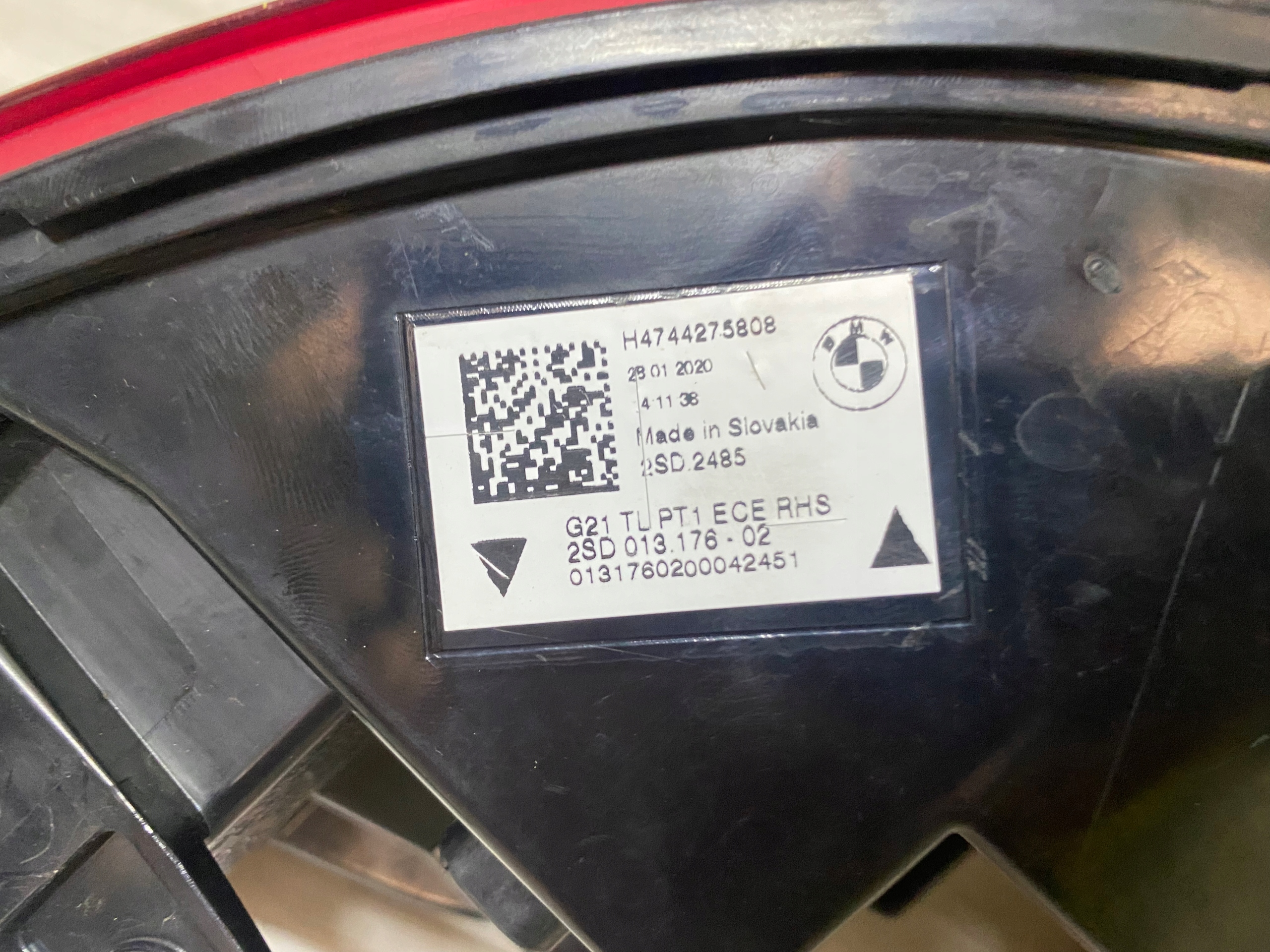 BMW 3 G21 light rear part right LED H4744275808
