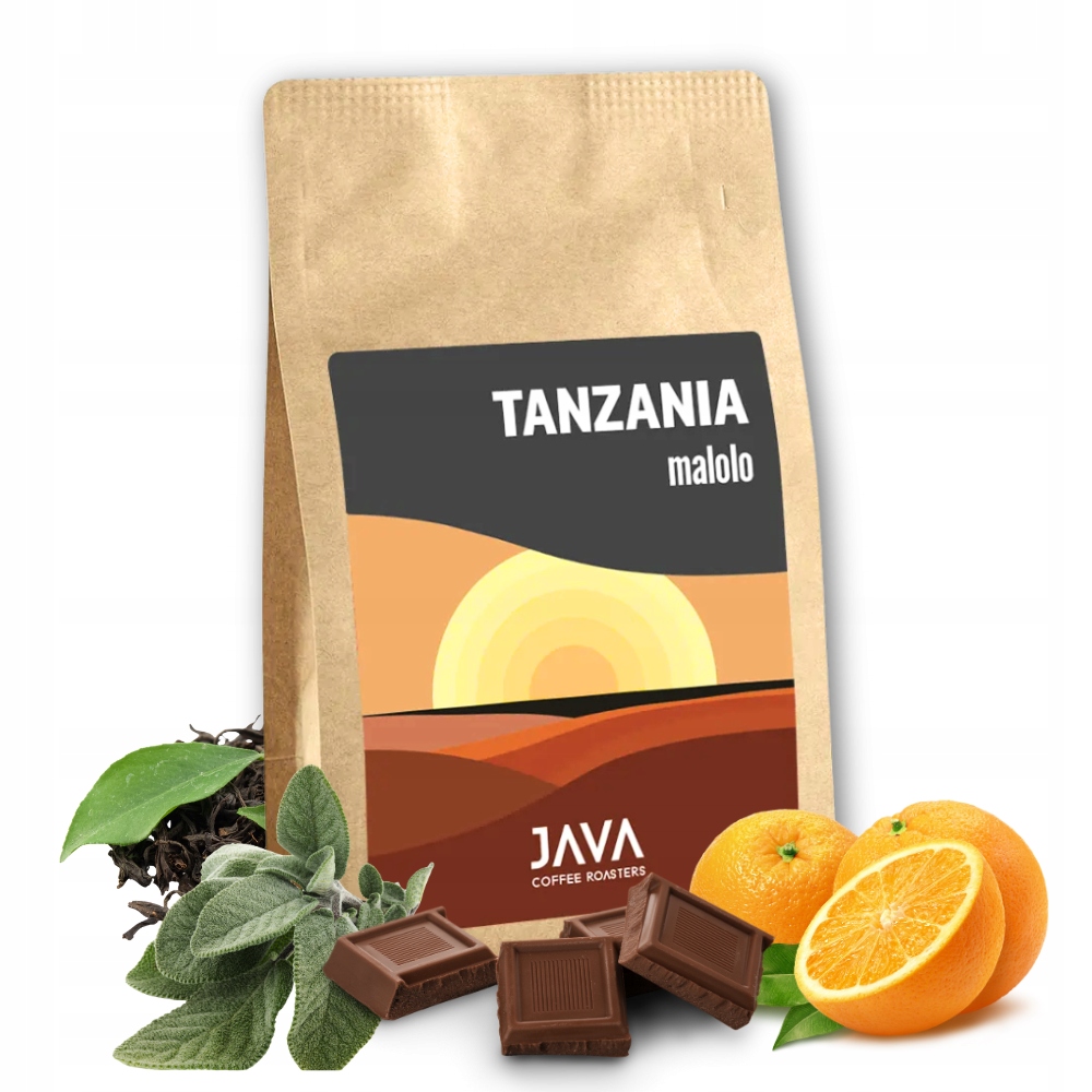 Levně Káva zrnková Tanzania Malolo 500 g – do kávovaru, espressa, 100 % arabiky