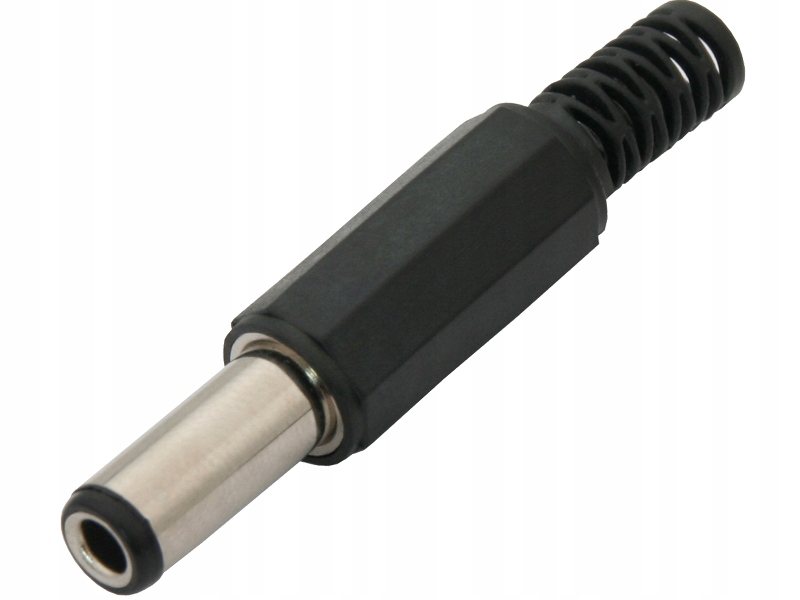 

Wtyk zasilający DC 2,5mm x 5,5mm x 14mm