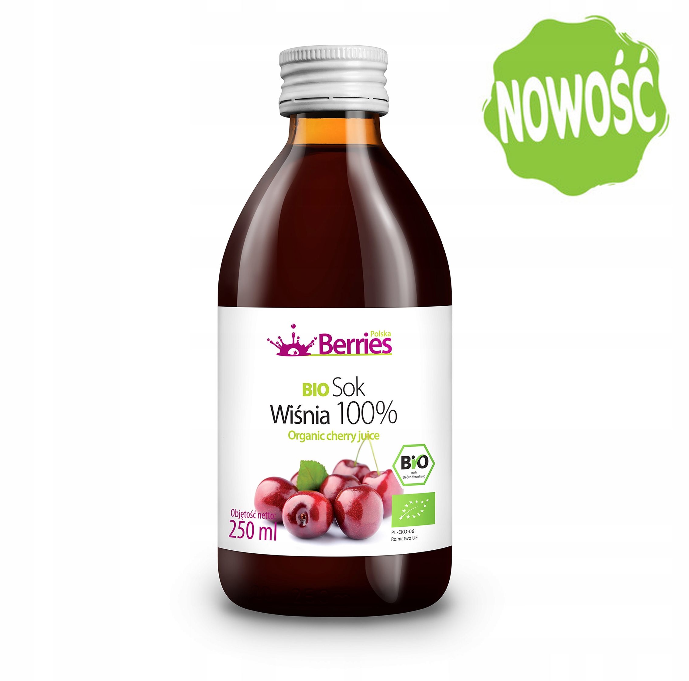 

Sok Bio wiśnia 100% ekologiczny sok wiśniowy 250ml
