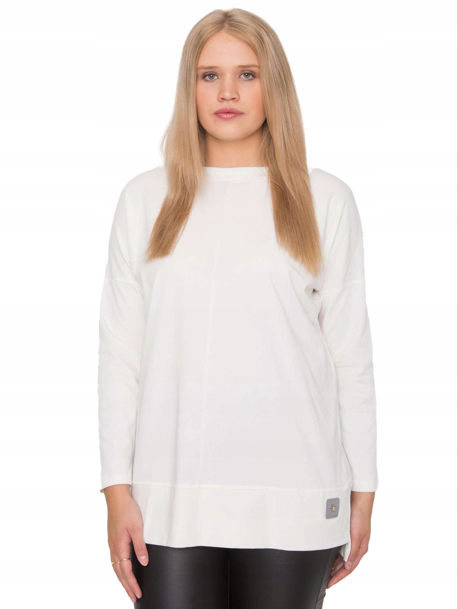 

Gładka kobieca Bluza plus size bawełniana