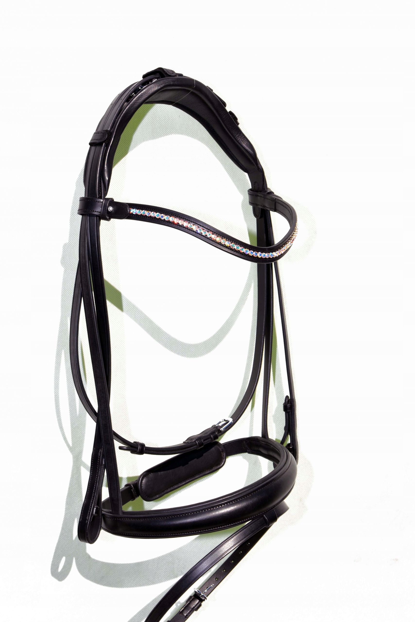 Ogłowie Anatomiczne Profilowane Skóra Premium Roz. Full