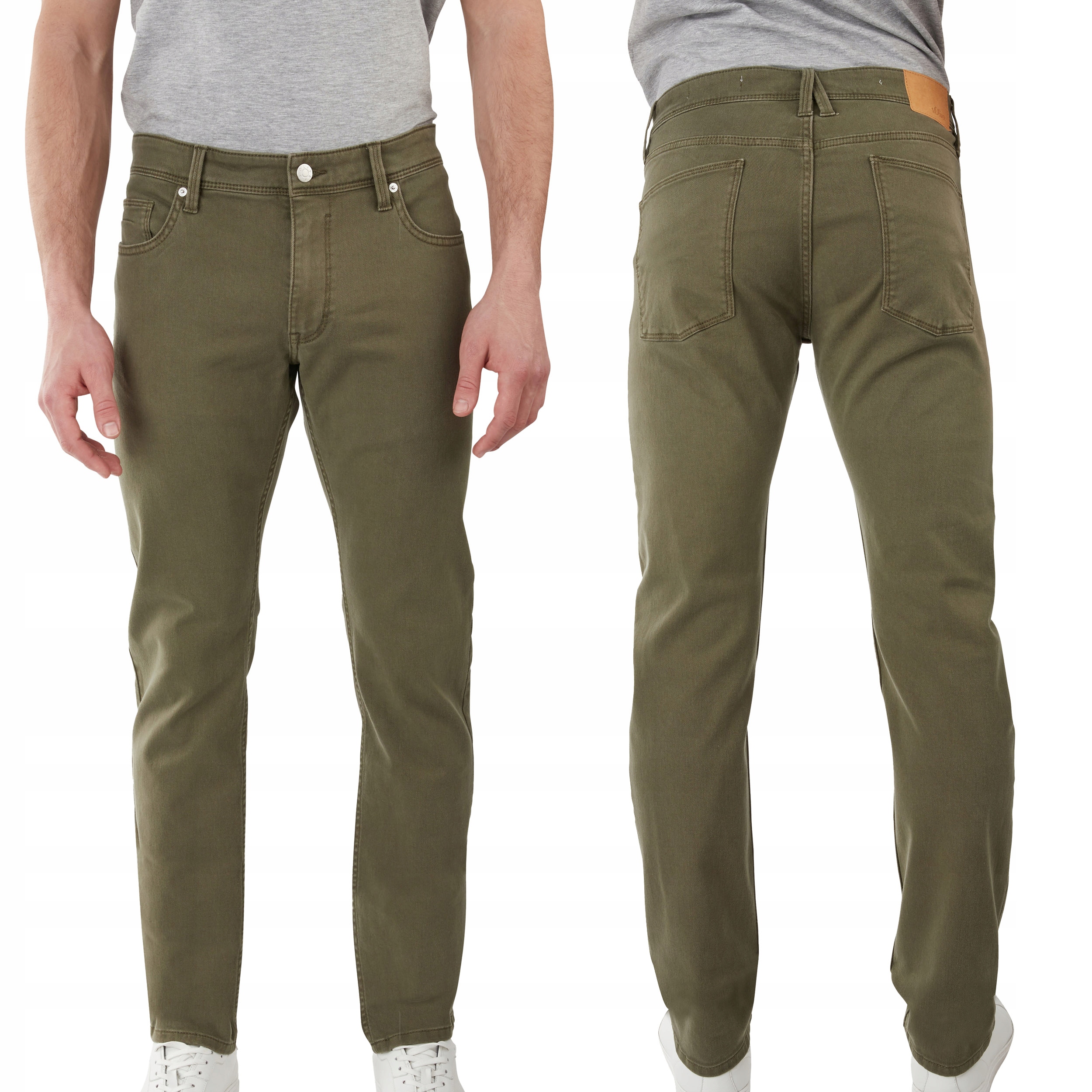 Spodnie męskie Jeans s.Oliver zielony 31/34