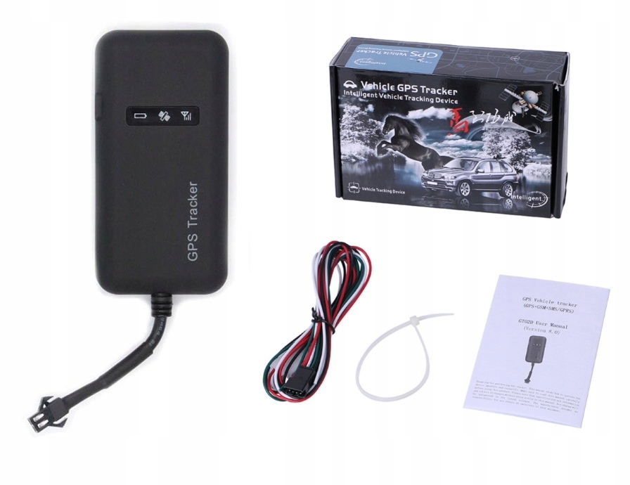 Lokalizator Gps GT02A tracker historia trasy monitorowanie prędkości