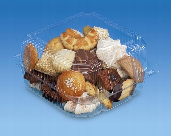 Pojemnik na ciasto opakowanie cukiernicze pet 50sz Materiał plastik
