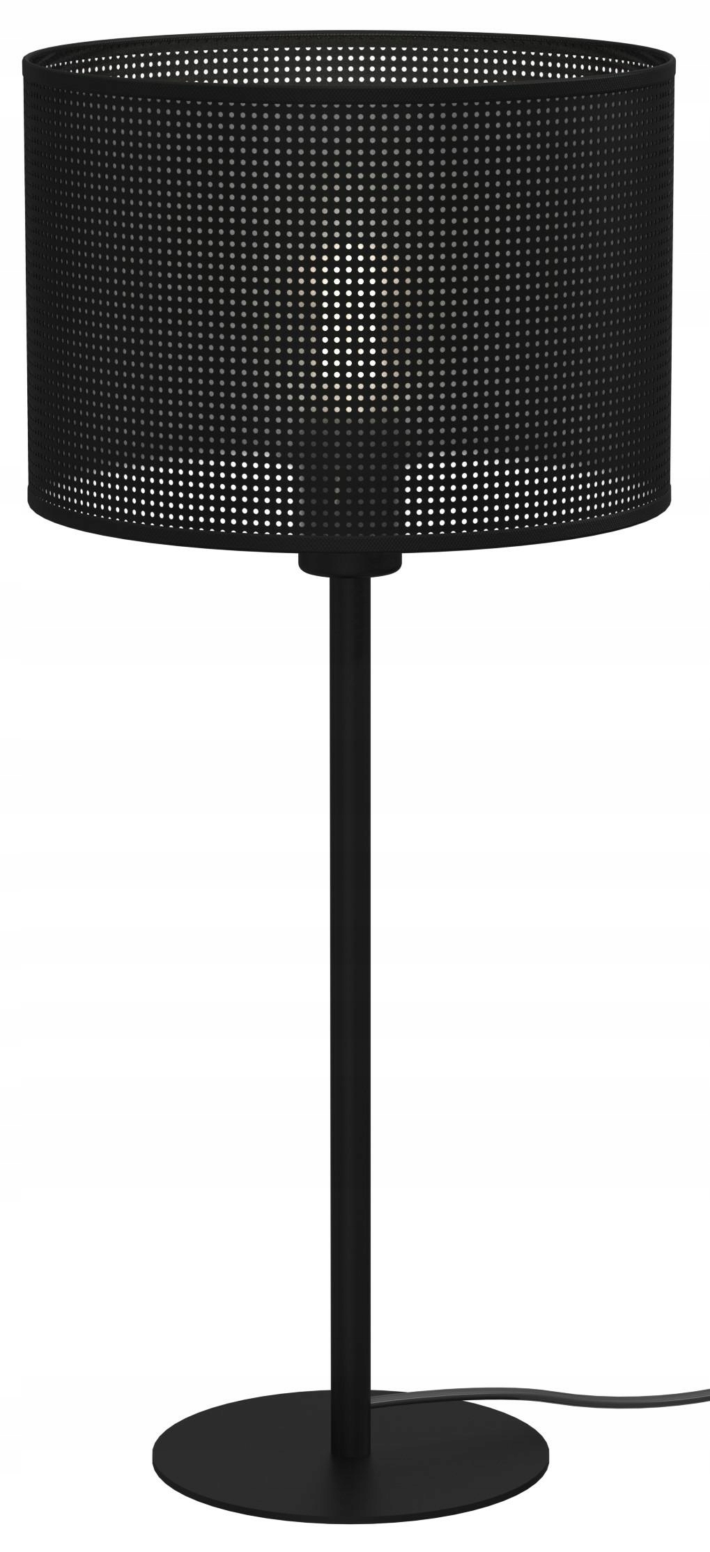 Stolová nočná lampa Loft Shade čierne tienidlo1xE27 56 cm stolová do kancelárie