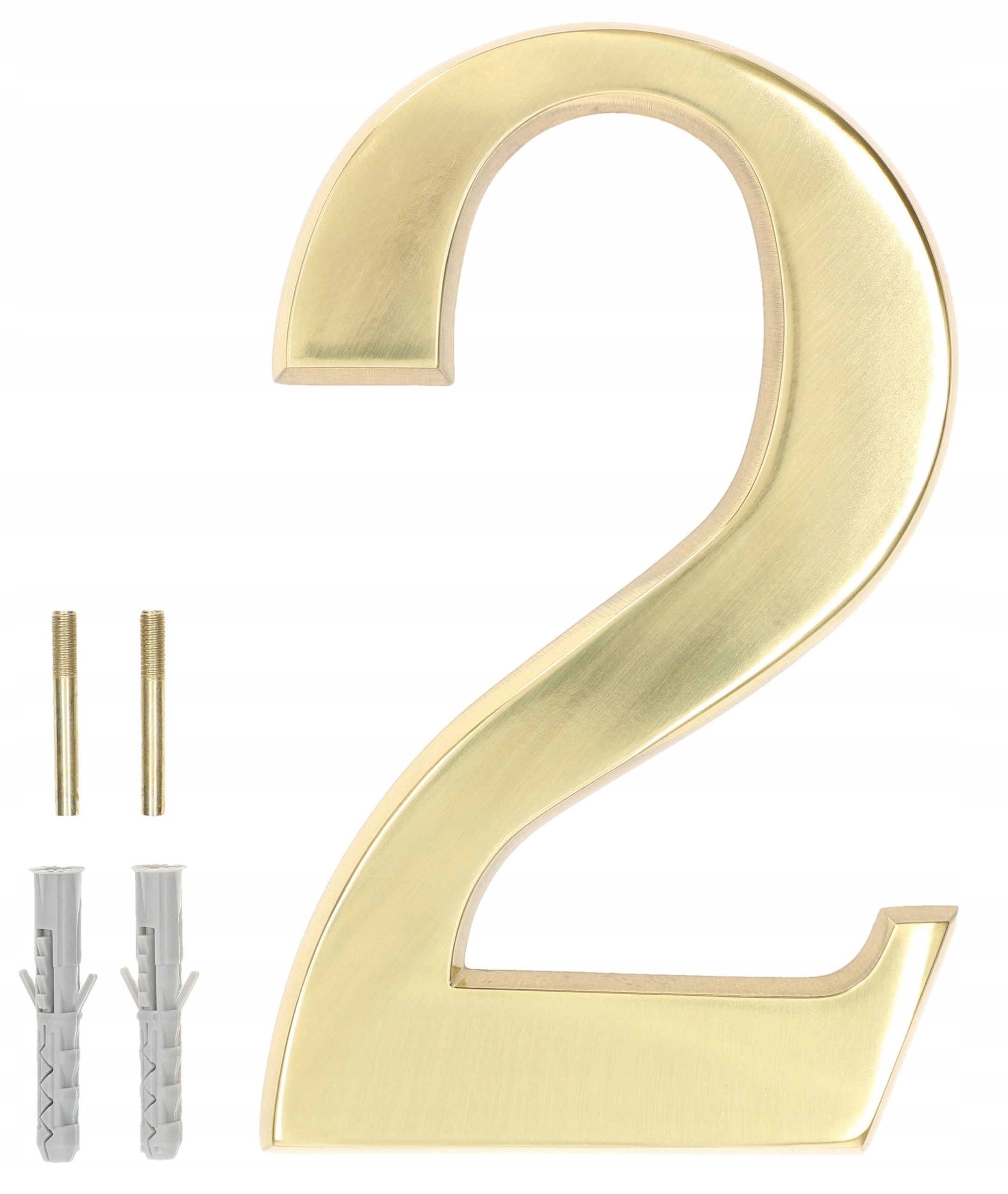 Cyfra mosiężna numer na dom 20cm 