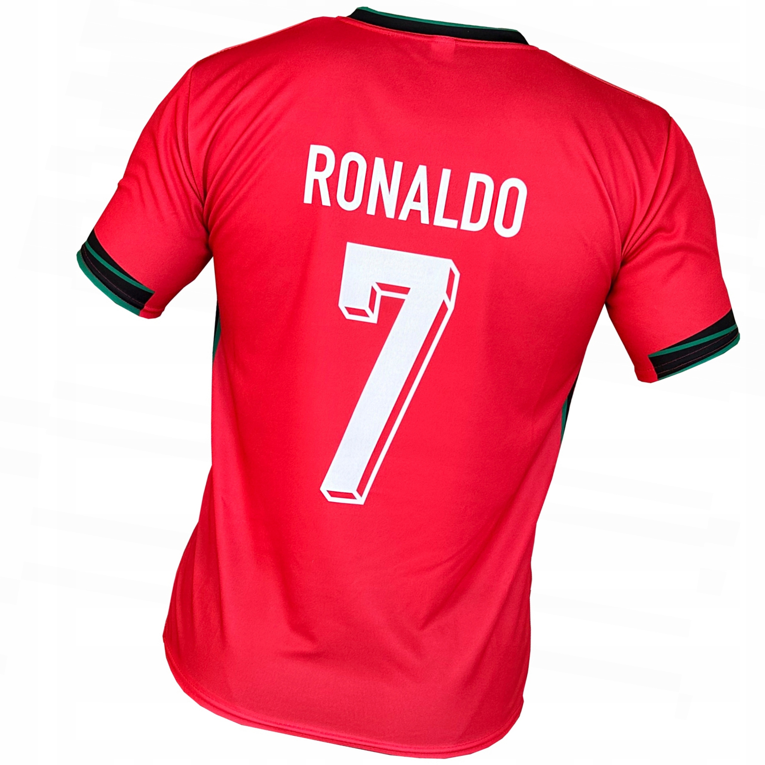 Koszulka piłkarska Ronaldo 7 Portugalia rozmiar 128 cm