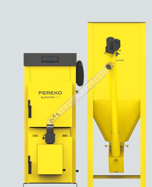 Kocioł, piec na pellet, pelet, peletowy Qmpell 12 kW Pereko