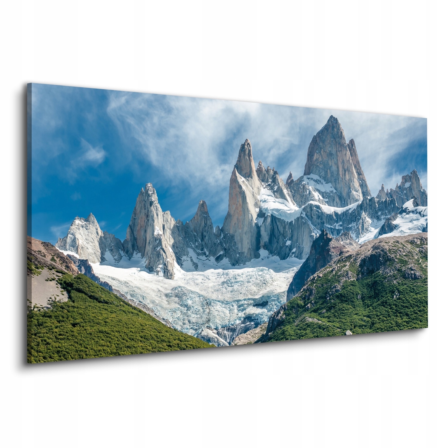 Canvas do ložnice 120x60 Hory vrcholky sníh