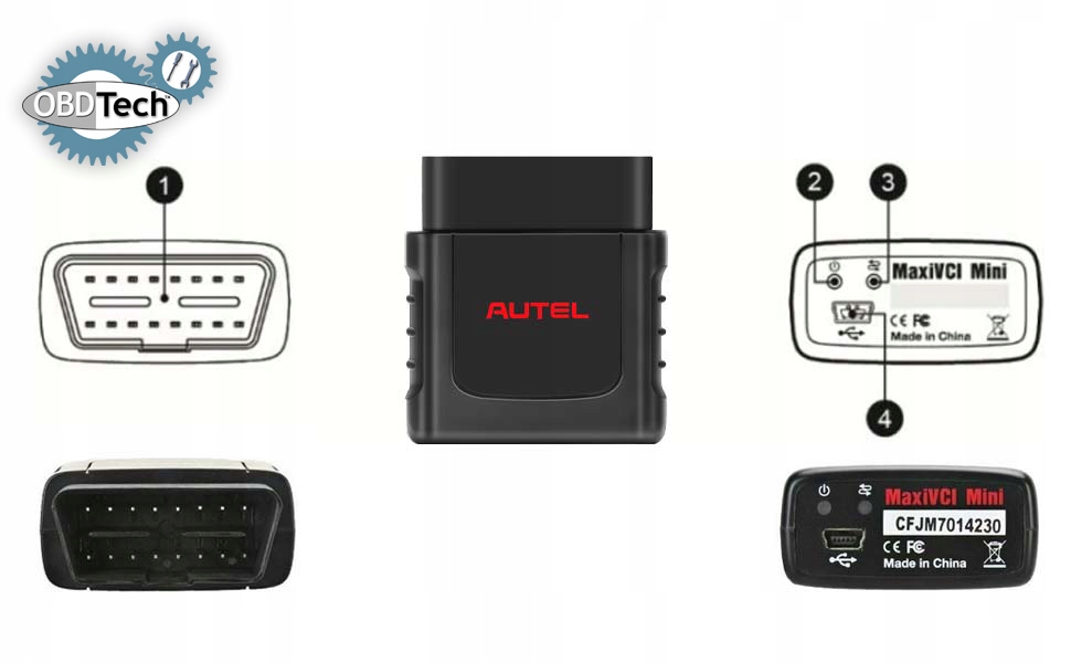 Autel MaxiVCI Mini GŁOWICA DIAGNOSTYCZNA Bluetooth EAN (GTIN) 6937357213224