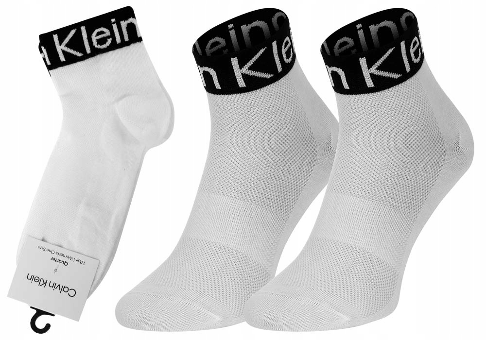 

Calvin Klein Skarpetki Stopki 1P White r.37-41