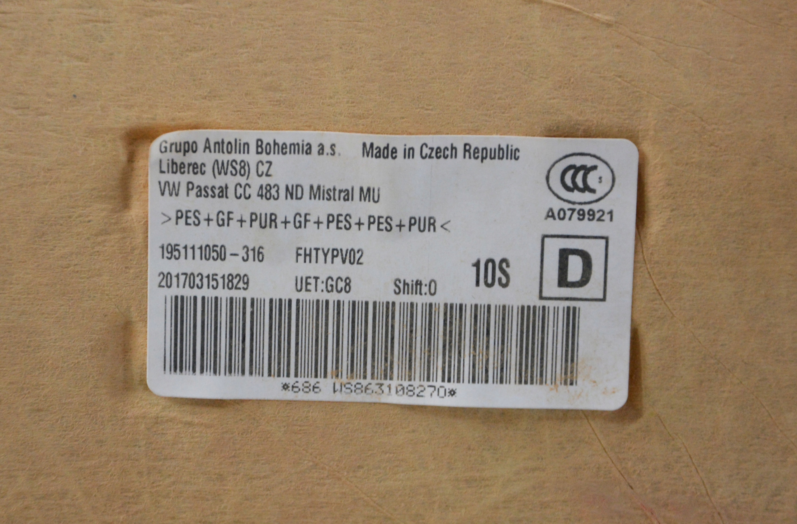 VOLKWSAGEN PASSAT CC LIFT PODSUFITKA PEŁNA DACH Typ samochodu Samochody osobowe