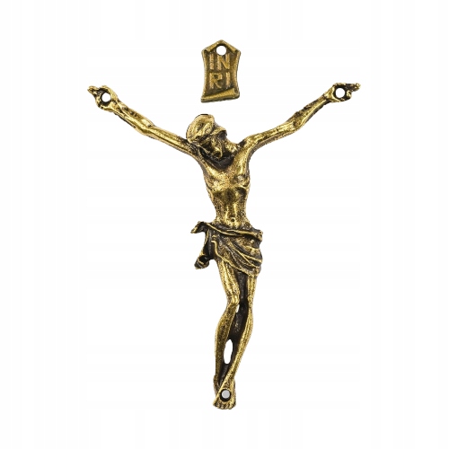 

Korpus Chrystusa Mosiądz 9/7,1CM wizerunek Jezusa