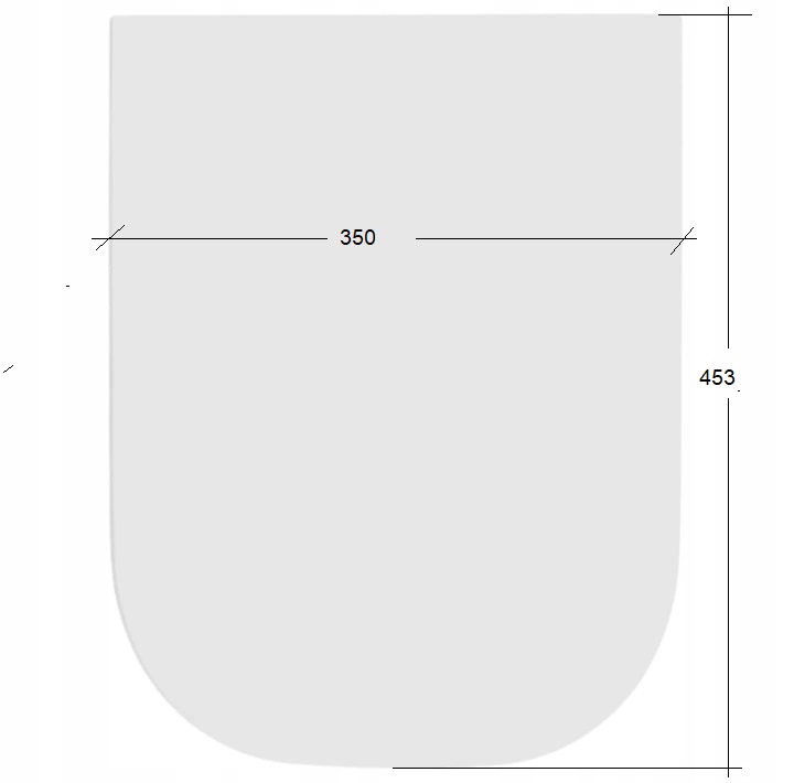 DESKA WOLNOOPADAJACA DO MISY ROCA GAP A80148200U Linia Roca