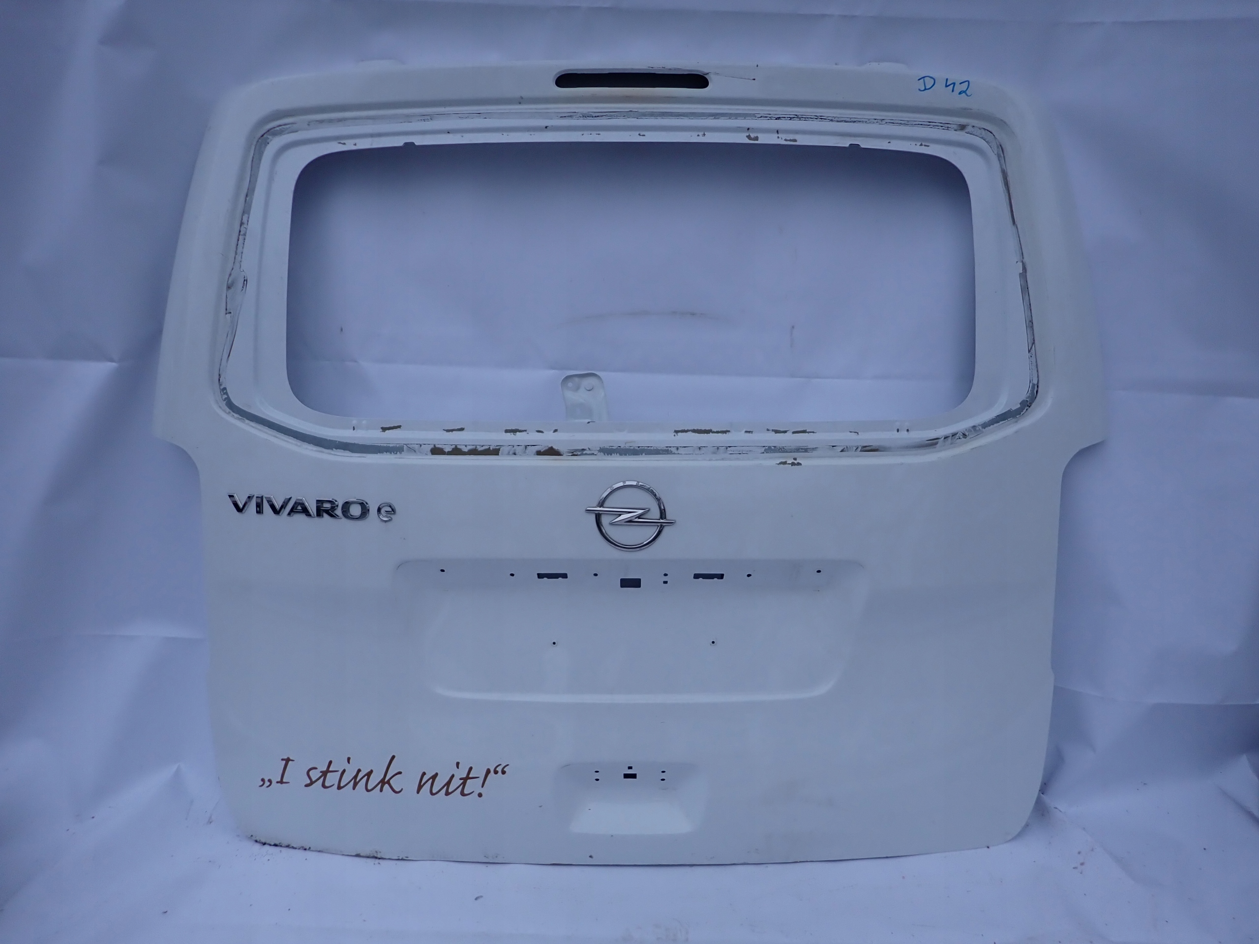 OPEL VIVARO C III 3 19-> trunk door boot rear part rear