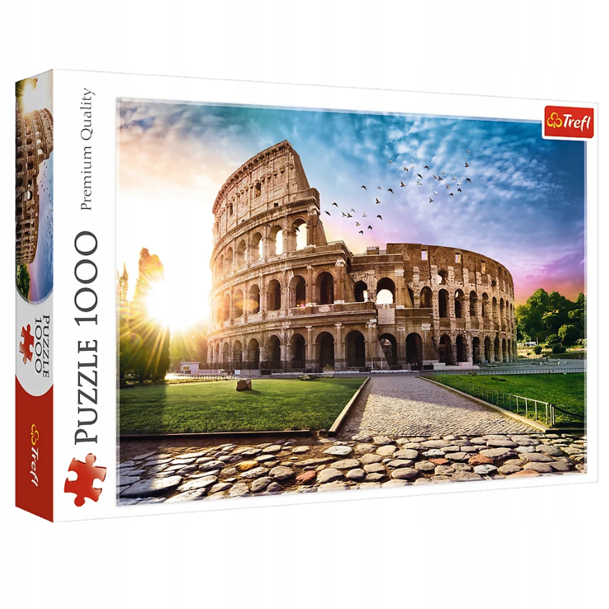 PUZZLE 1000 ELEMENTÓW KOLOSEUM W PROMIENIACH SŁOŃCA 10468 TREFL