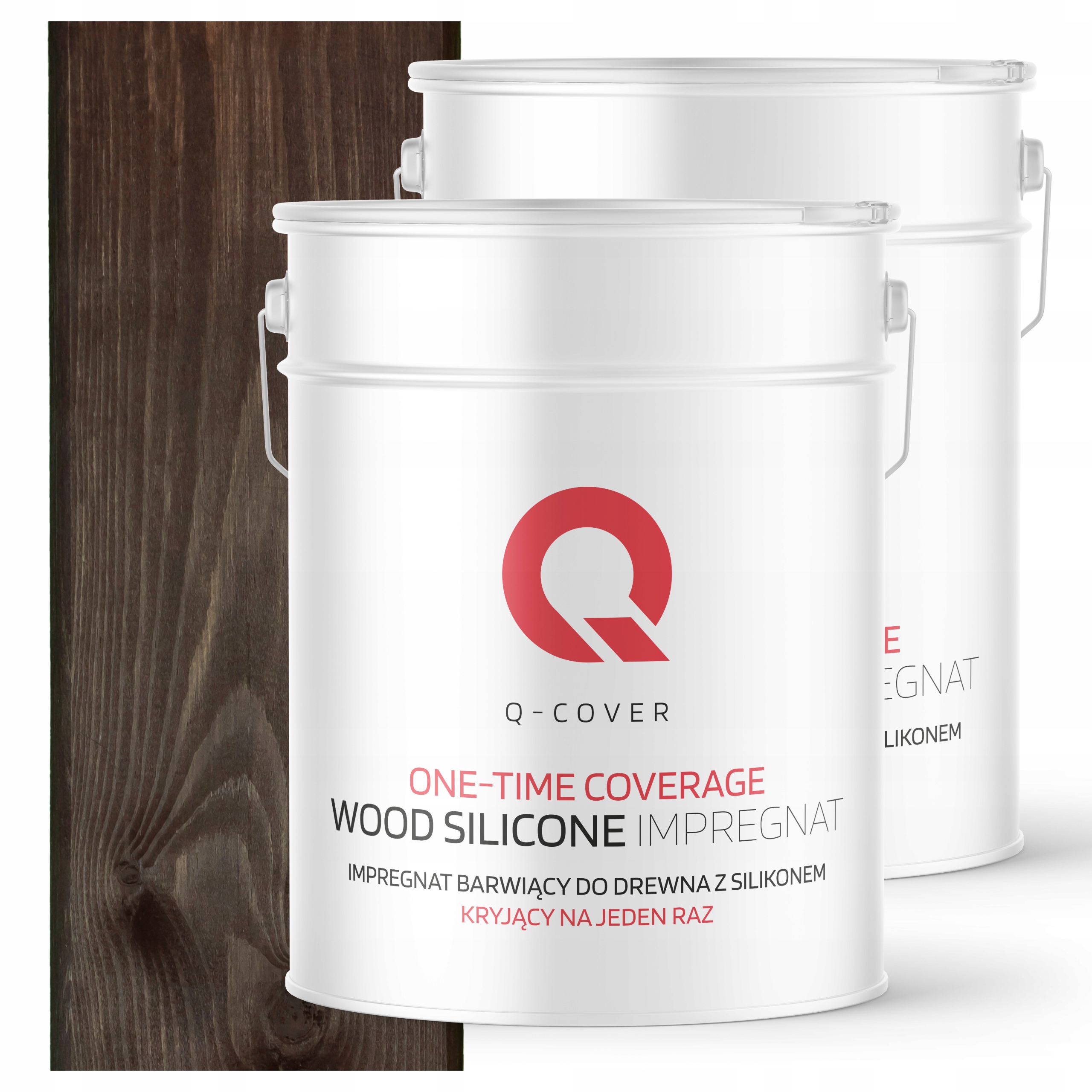 Impregnácia Na Drevo Extra Farba S Ochranným Silikónom Na Raz Palisander 10 L