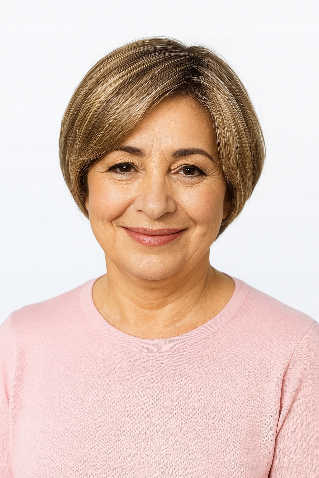 Krátká přírodní paruka s ofinou Award od Ellen Wille