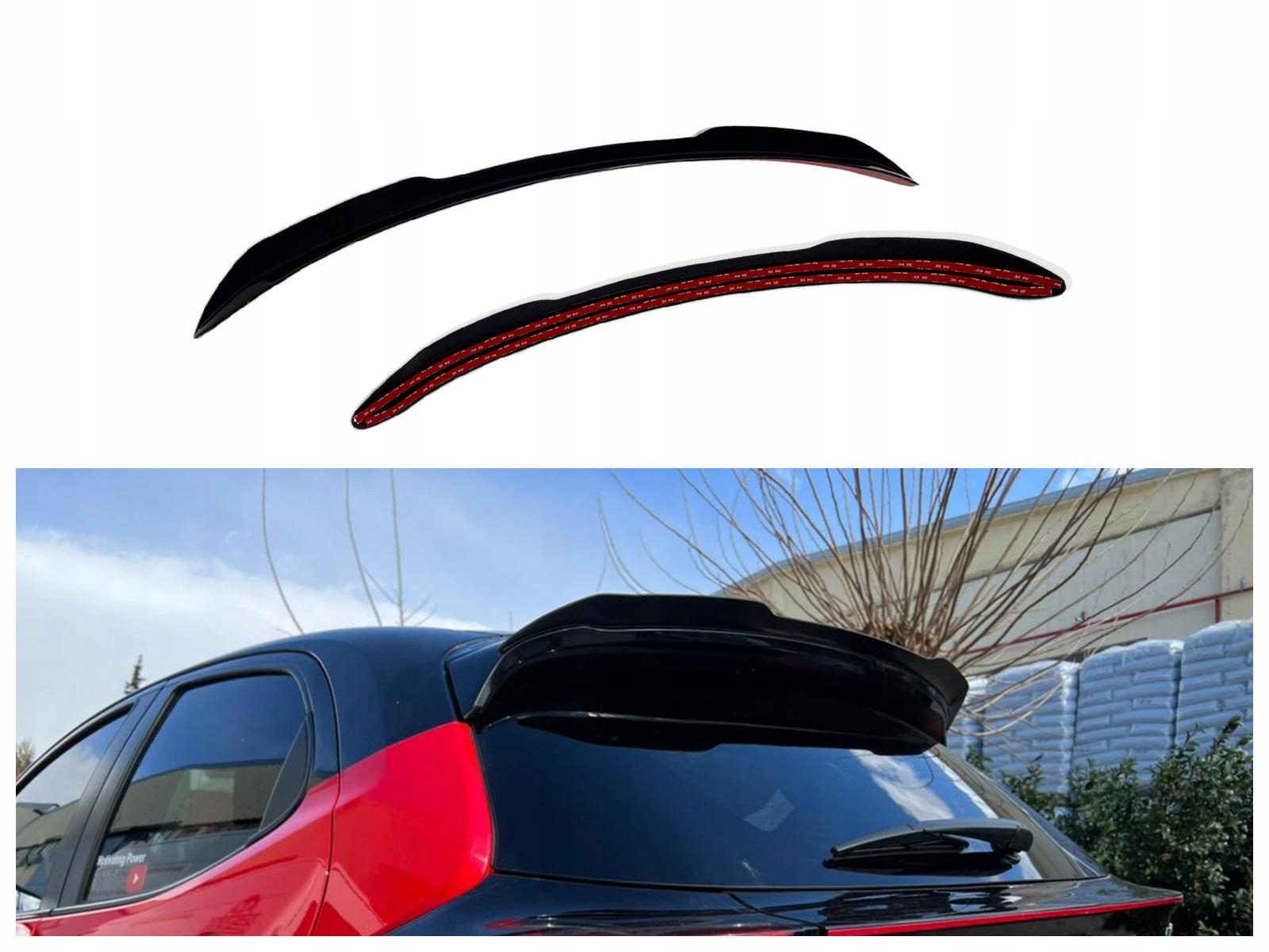 Krytka na střešní spoiler pro Toyota Yaris XP210 IV 2020- Hatchback