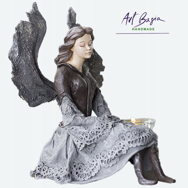 Kouzelný anděl s Powertexem: Ručně vyrobená ozdoba plná klidu