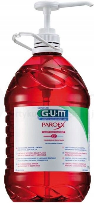 

Gum Paroex 0,12% Płukanka Z Chlorheksydyną 5l