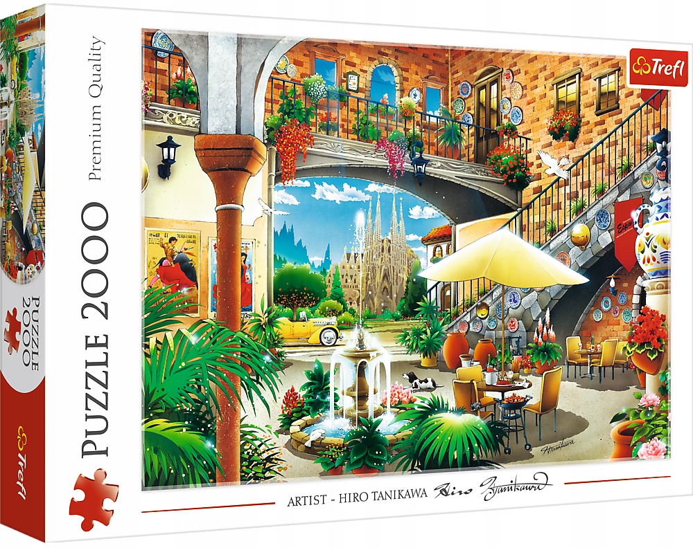 TREFL Puzzle 2000 | Widok na Barcelonę | 27105