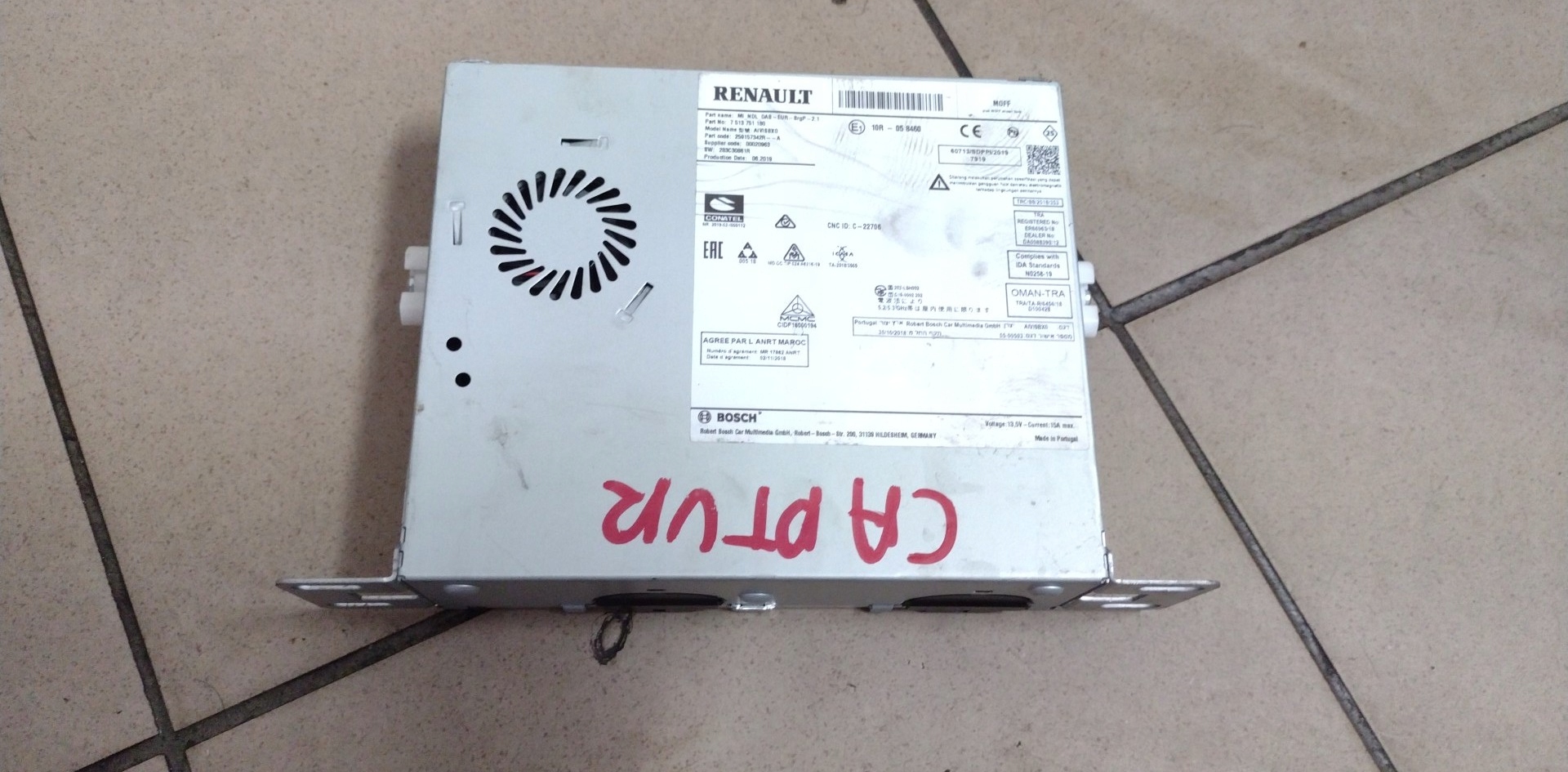 ЗЧИТУВАЧ CLIO V CAPTUR II 259157342R