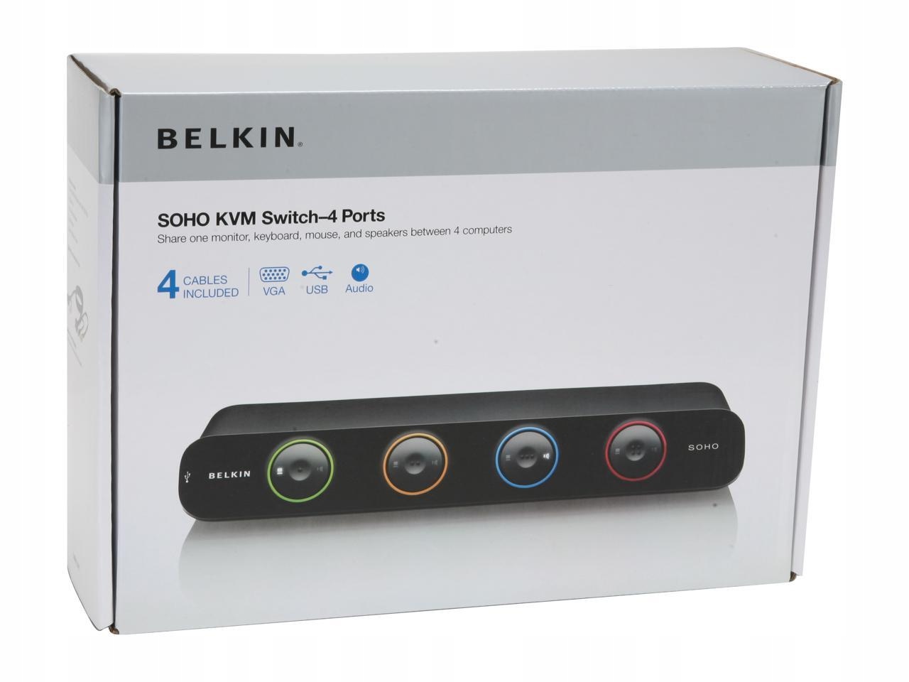 Belkin SOHO KVM Switch, VGA & USB - 2 Port przełącznik KVM