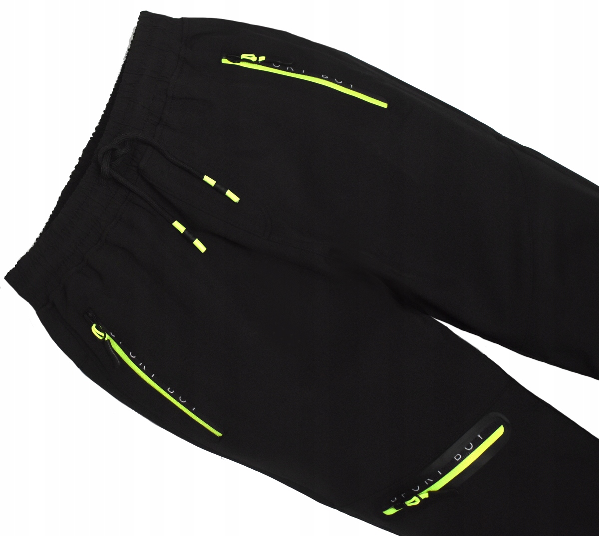 HOLD HANDS Czarne SPODNIE Ocieplane Softshell (158-164-170-176) - 146/152 Marka Inna marka