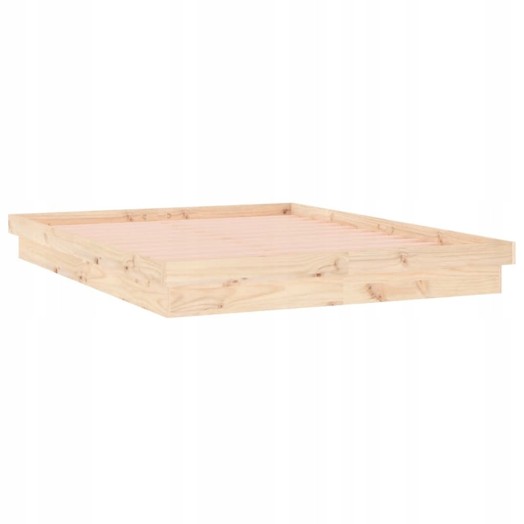 RAMA ŁÓŻKA Z LED 120X200CM LITE DREWNO Rozmiar (cm) 120x200