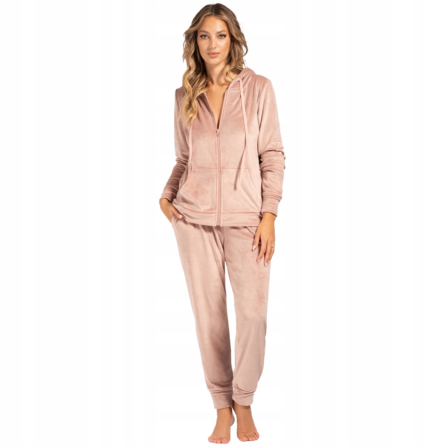 Unikát Maja pudrová růžová L Teplákovka homewear