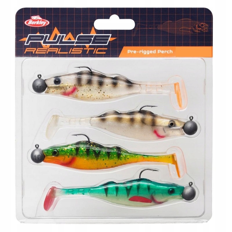 Gumy Berkley Pulse Realistic Perch 7cm 3g+7g 2/0 Zestaw Na Okonia Spinning