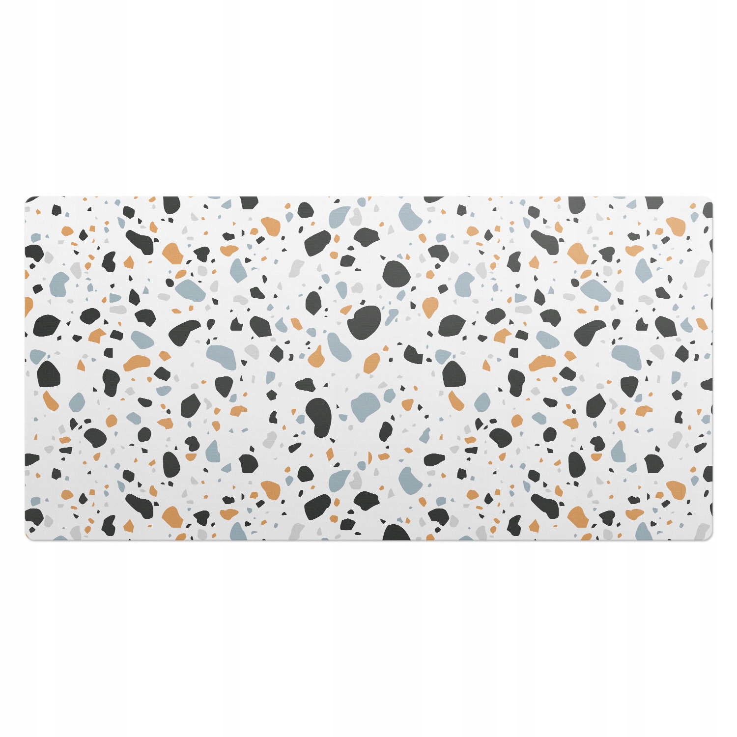 Antypoślizgowa podkładka na biurko do biura Terrazzo abstrakcyjny 100x50 cm