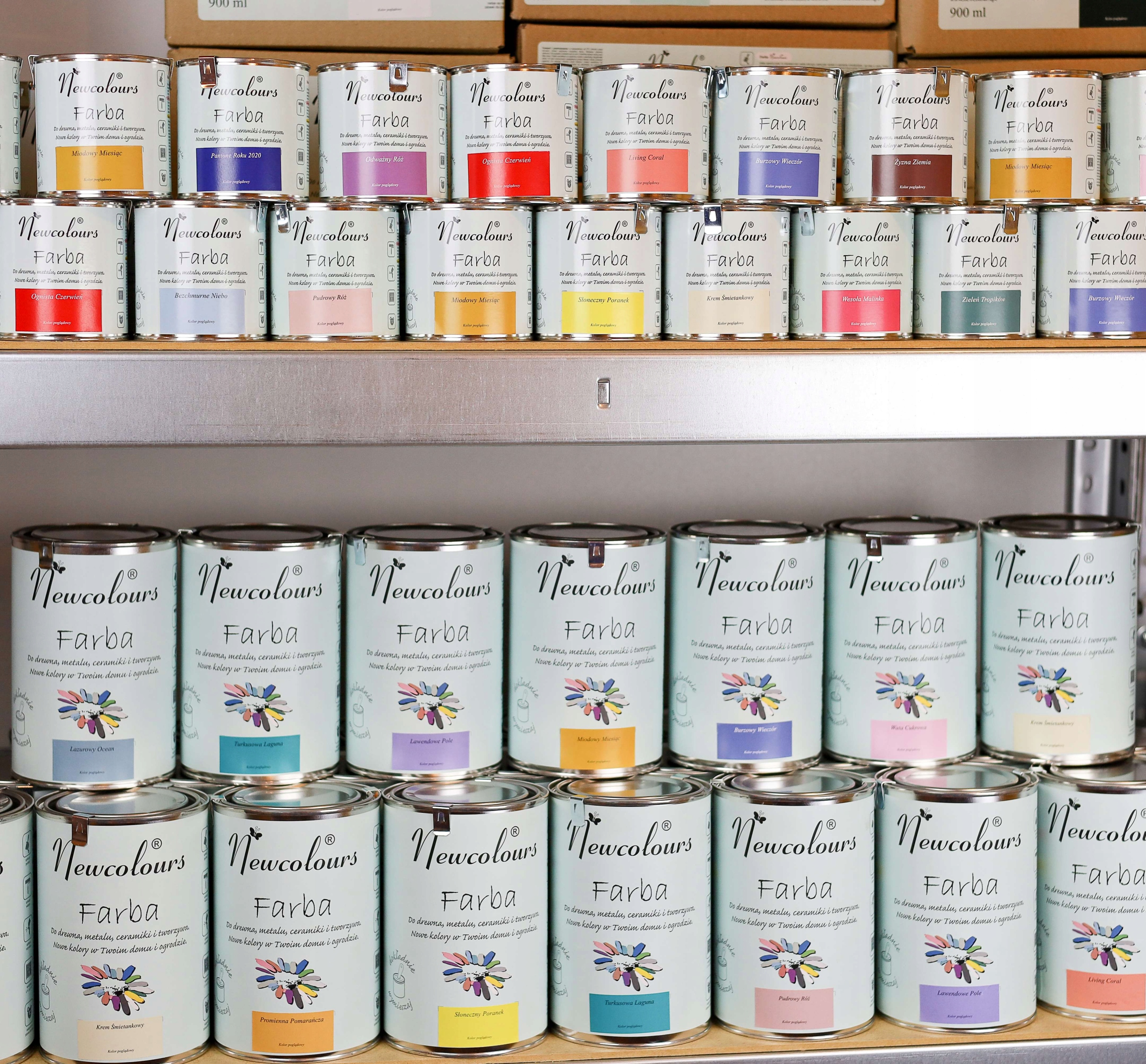 Farba do mebli Newcolours - Wiosenna Mgła 200 ml Kod producenta FARBA WIOSENNA MGŁA/0,2