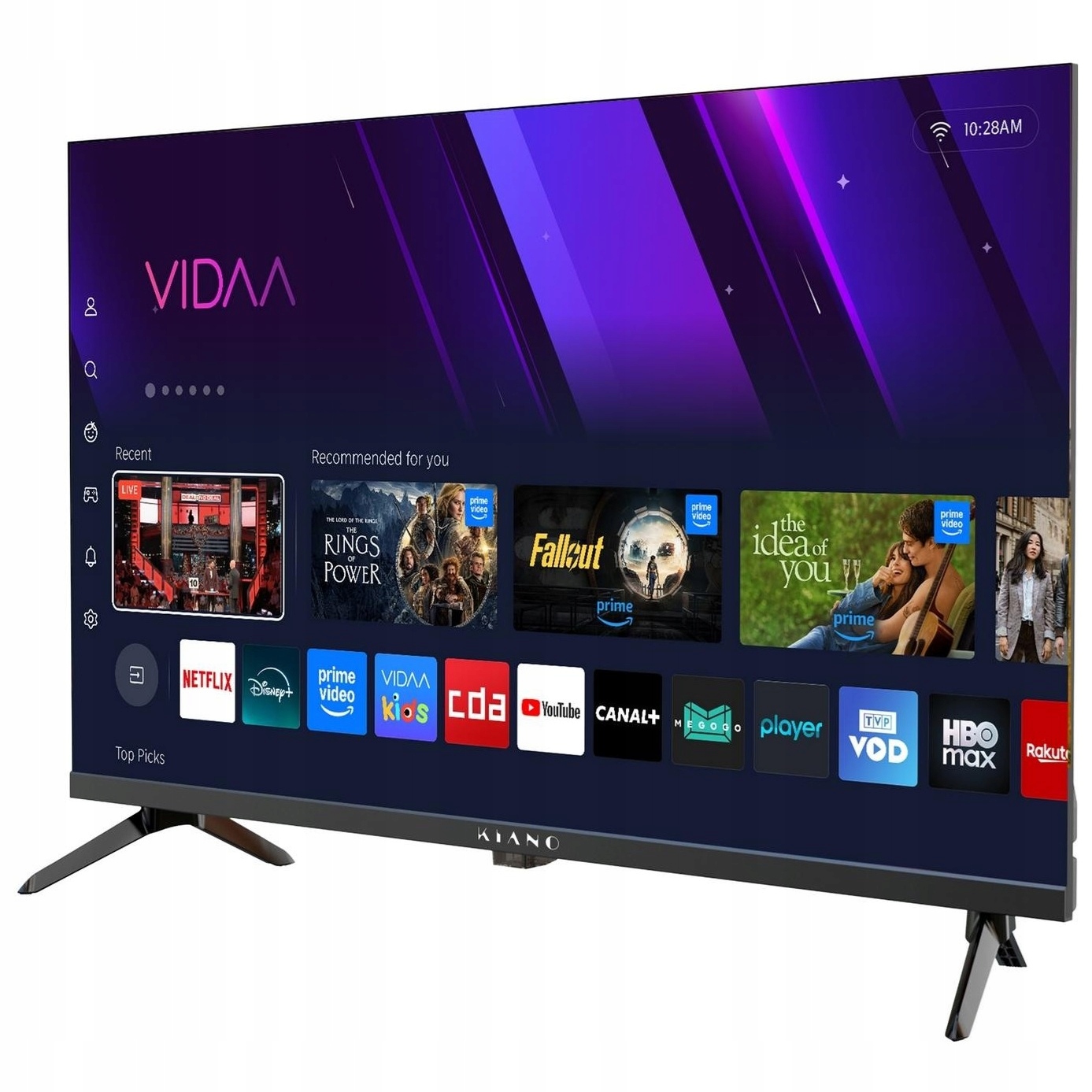Televízor Kiano 32" Elegance Vidaa Smart Tv D-led DVB-T2/S2