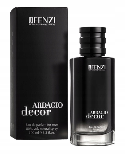 JFENZI Men Ardagio Decor parfém 100 ml + TESTER ZADARMO